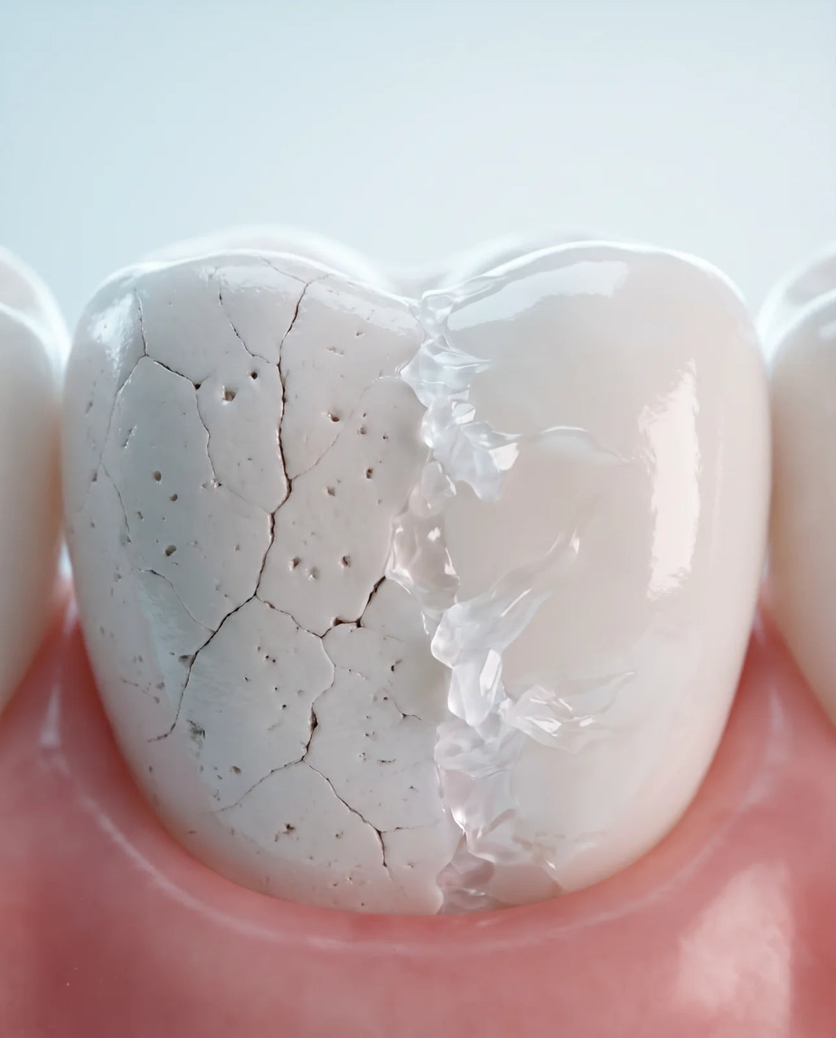 How Scandi Gum works: rebuilds the enamel