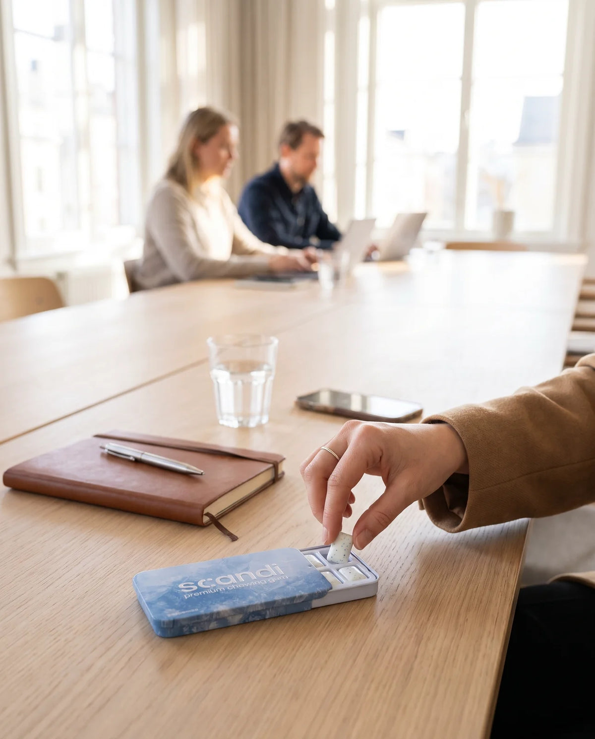 One piece of Scandi Gum before a meeting